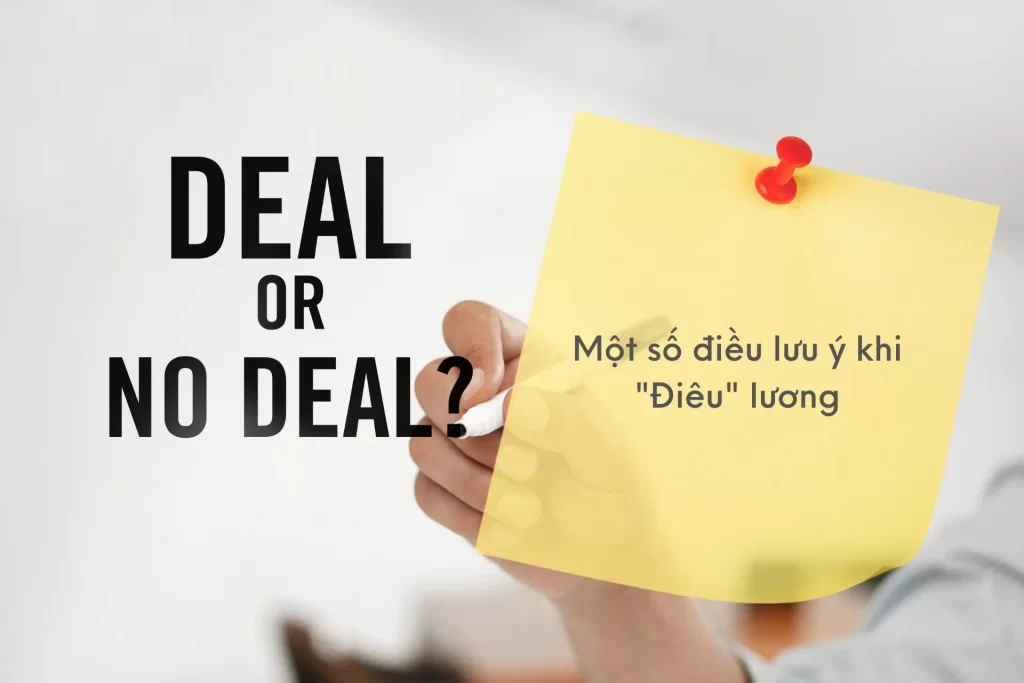 Một số điều lưu ý khi deal lương