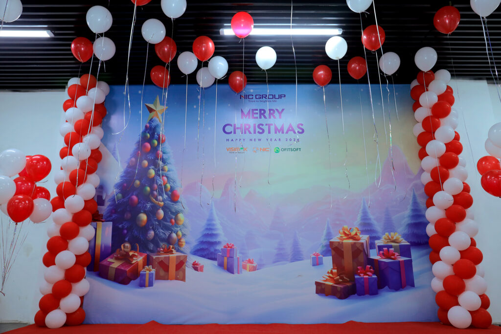 Christmas theme backdrop