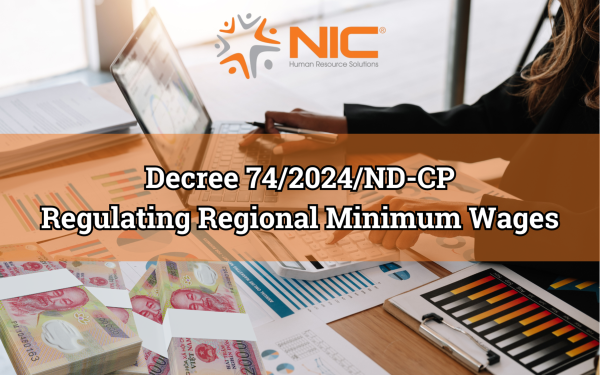 Decree 74/2024/ND-CP Regulates Regional Minimum Wage