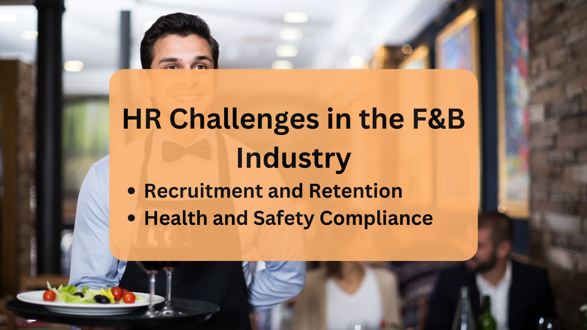 hr challenges: Diagram depicting the implementation of safety compliance tools in the F&B industry to improve workplace safety.