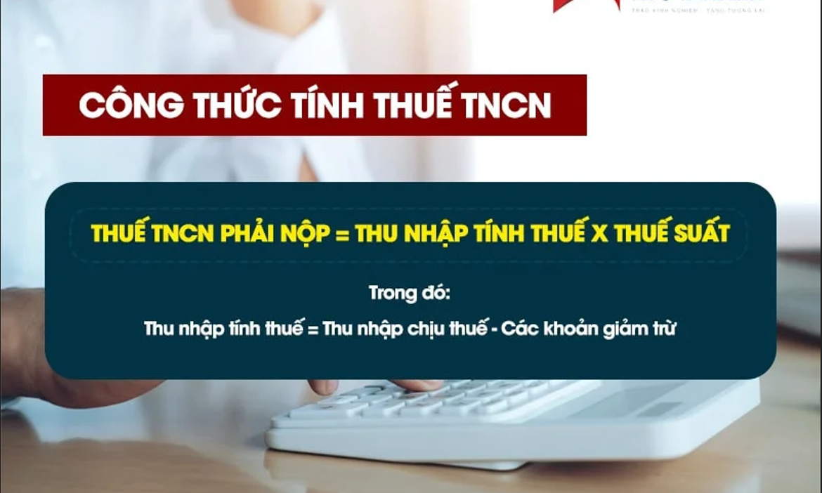 3. Cách tính thuế TNCN năm 2024