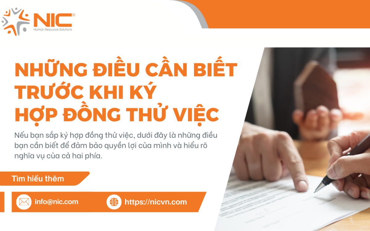 Những Điều Bạn Cần Biết Trước Khi Ký Hợp Đồng Thử Việc