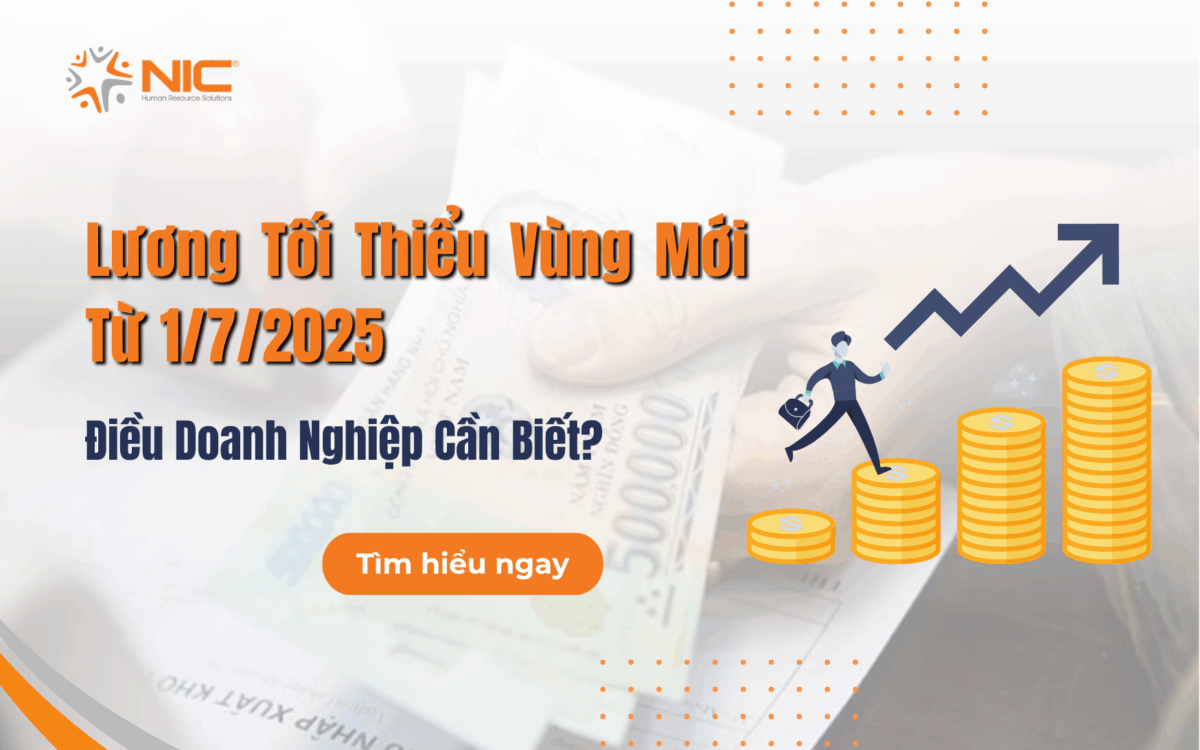 Lương Tối Thiểu Vùng Mới Từ 1/7/2025