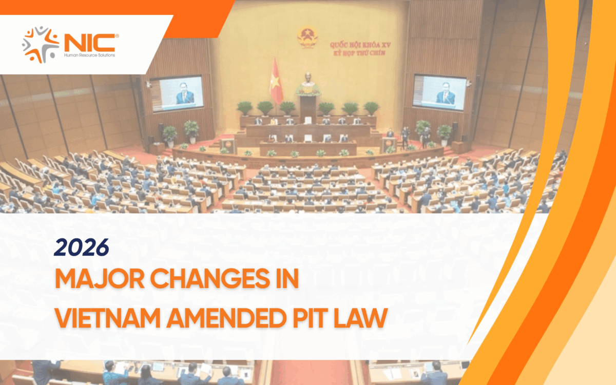 Major Changes in the Vietnam Amended Personal Income Tax Law 2026