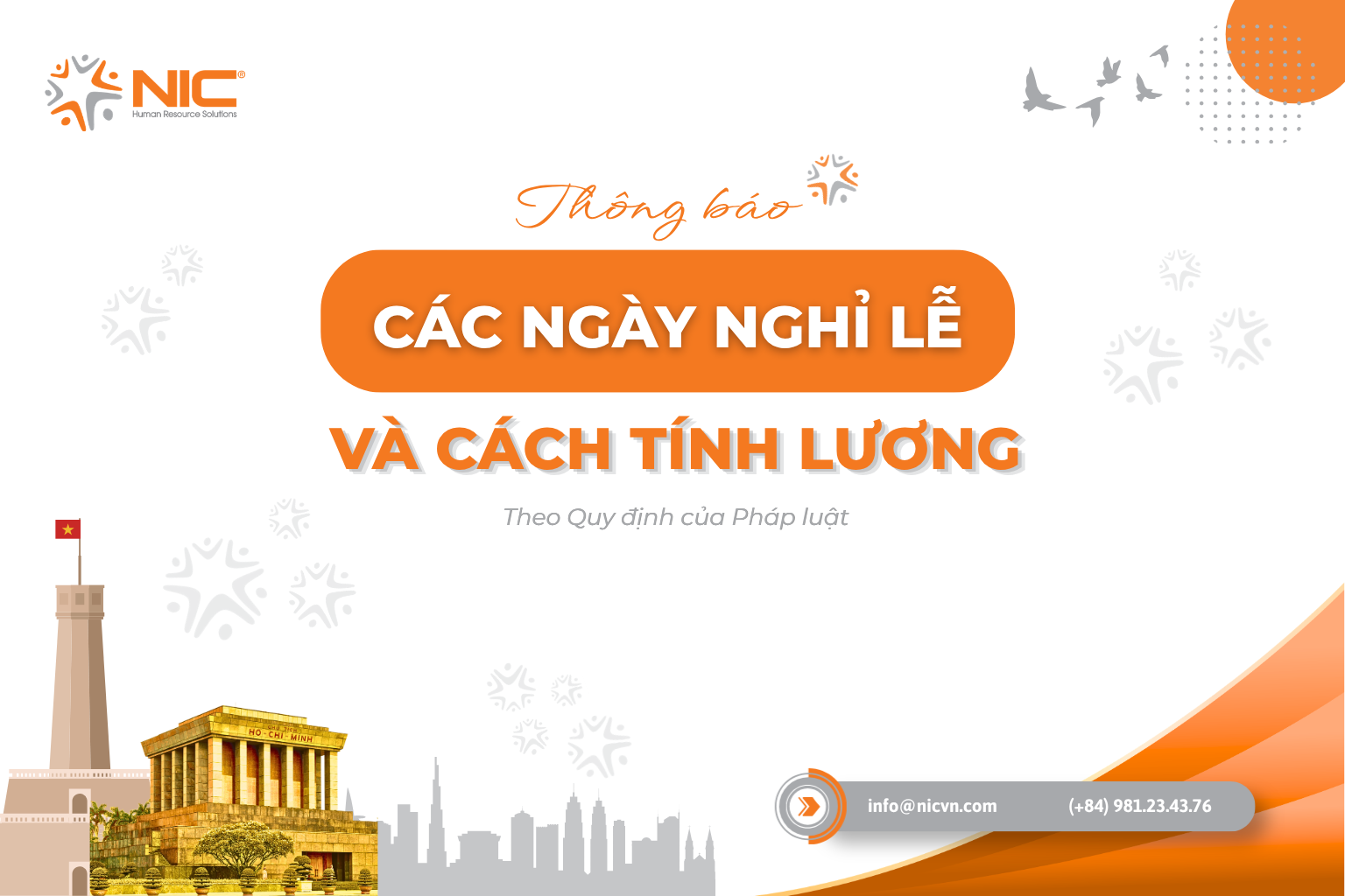 Nghỉ lễ tính lương