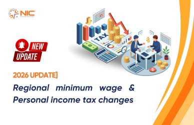 Regional minimum wage & Personal income tax changes